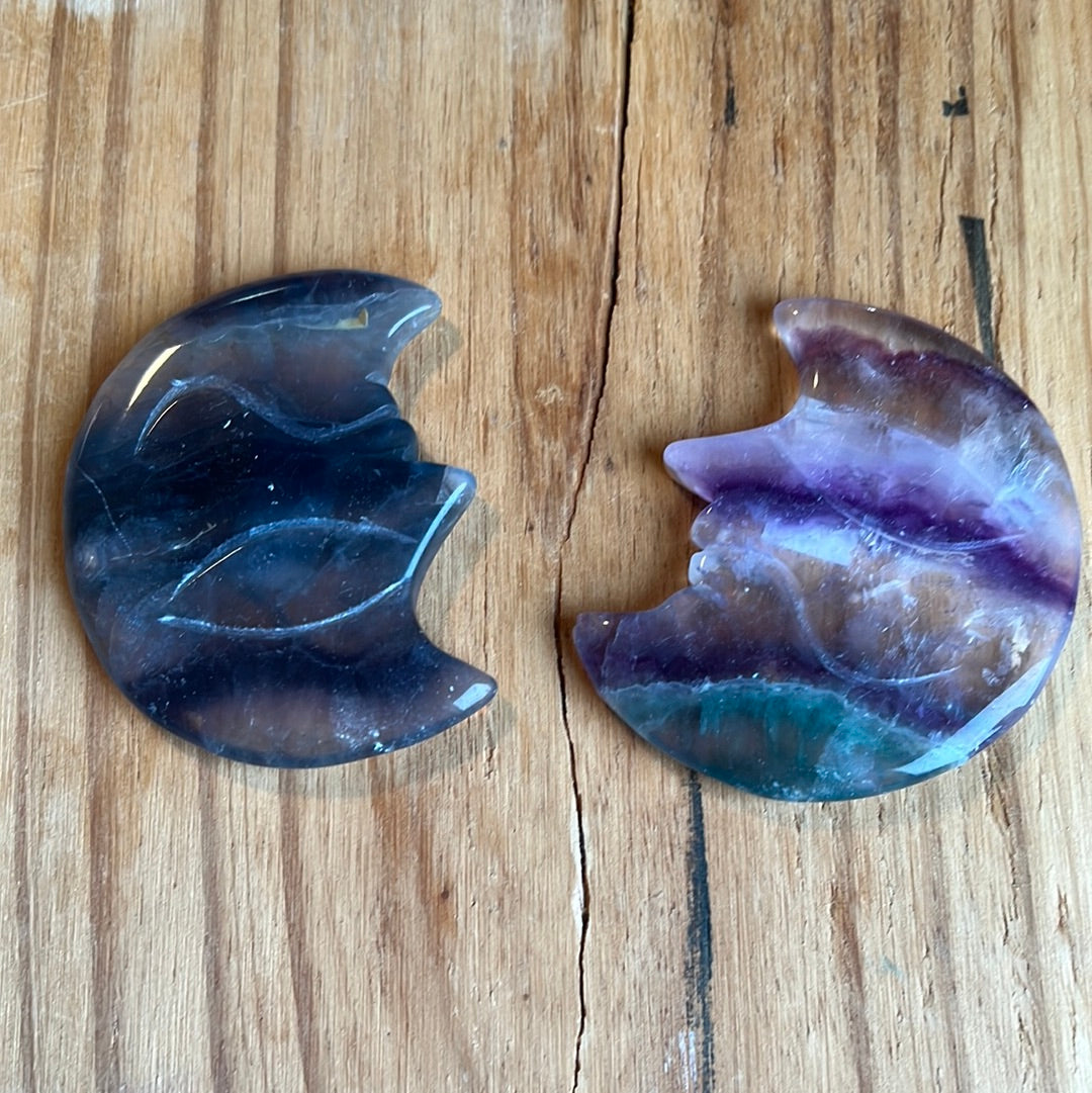 Fluorite Meditation Moon