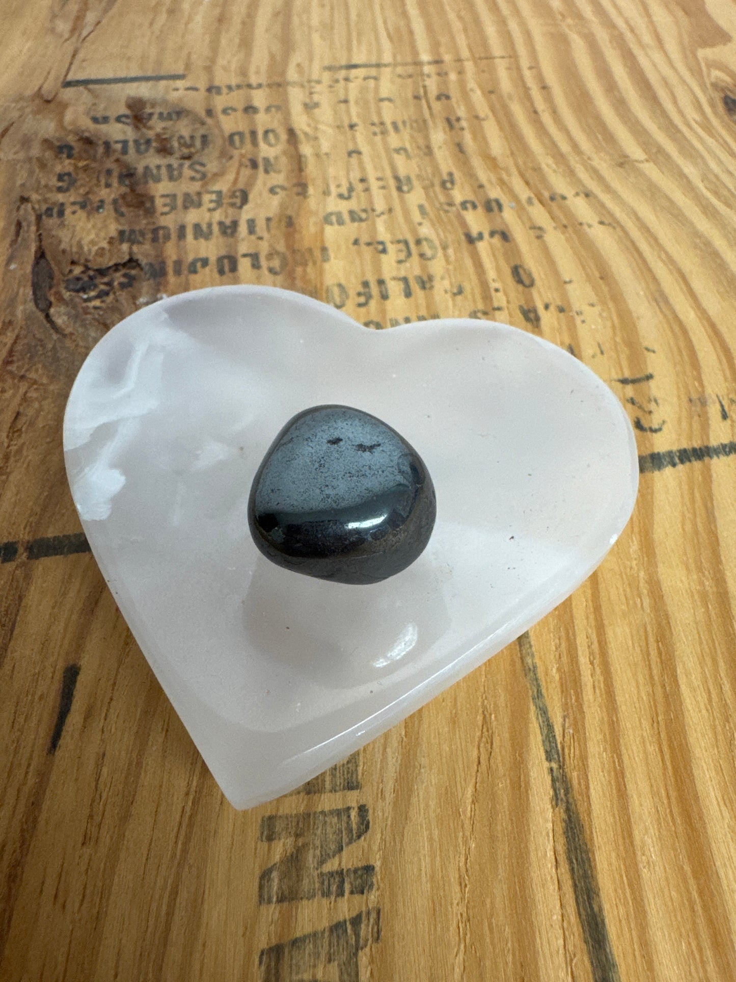 Hematite Meditation Stone