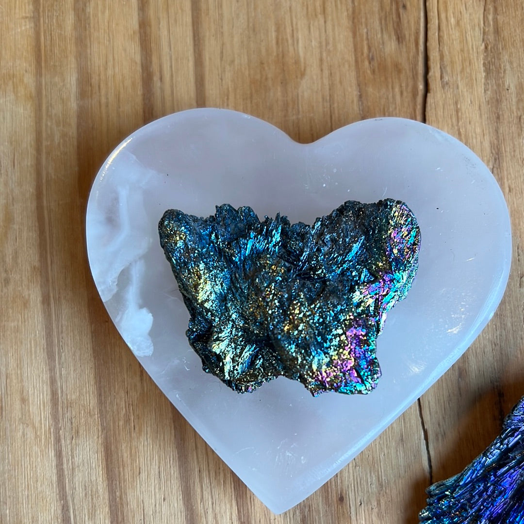Raw Rainbow Kyanite Meditation Stones