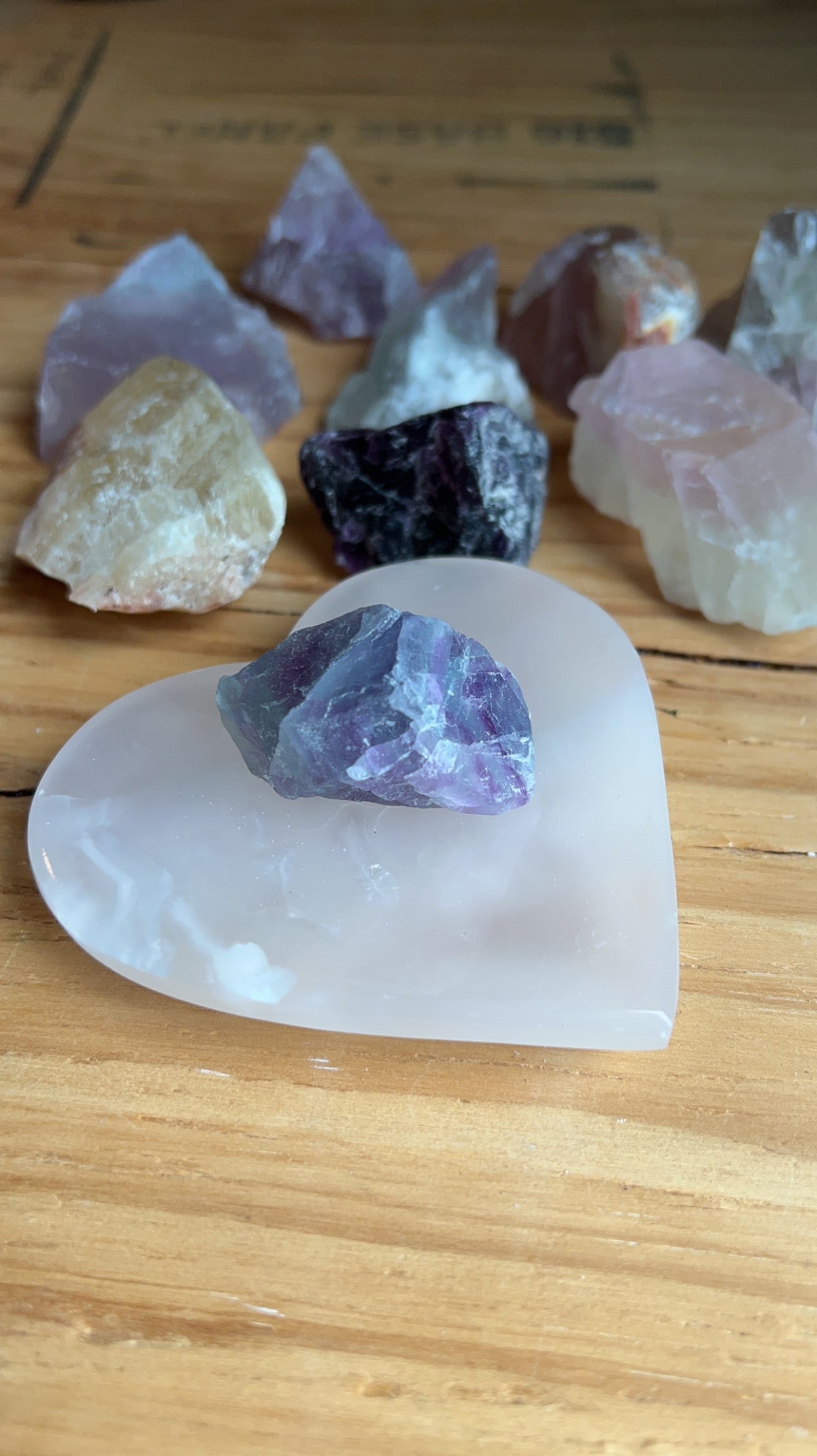 Small Fluorite Meditation Stone (Cluster)