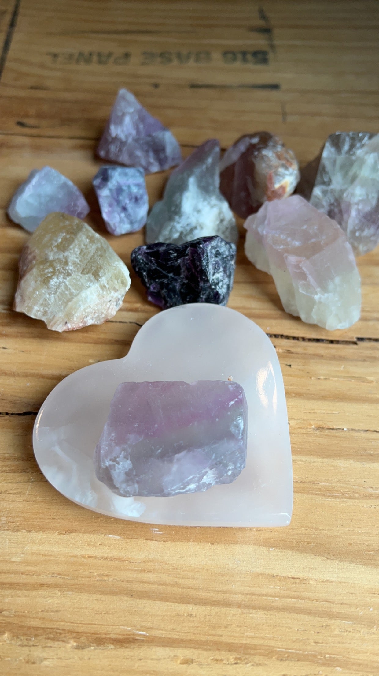 Small Fluorite Meditation Stone (Cluster)