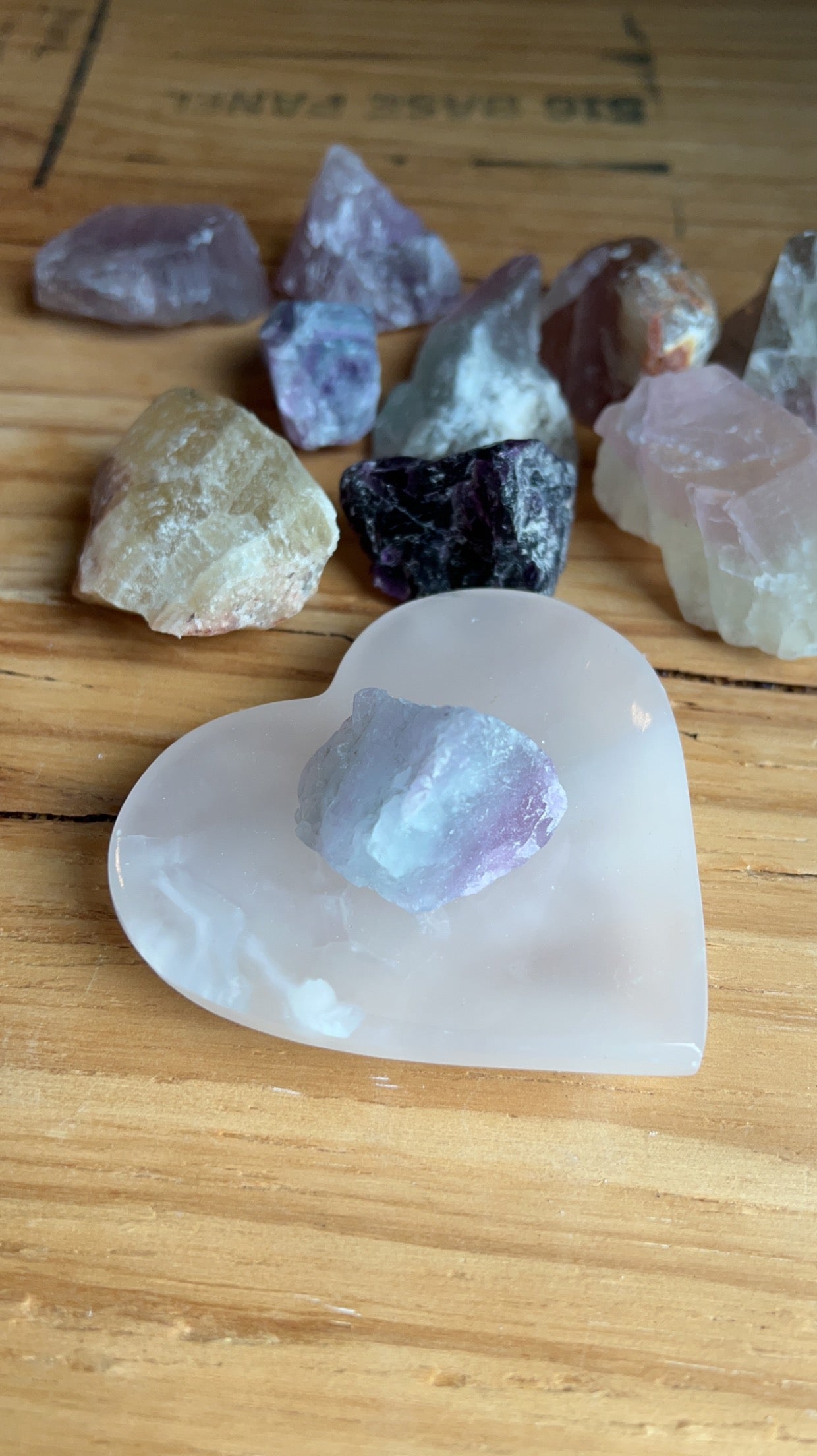 Small Fluorite Meditation Stone (Cluster)