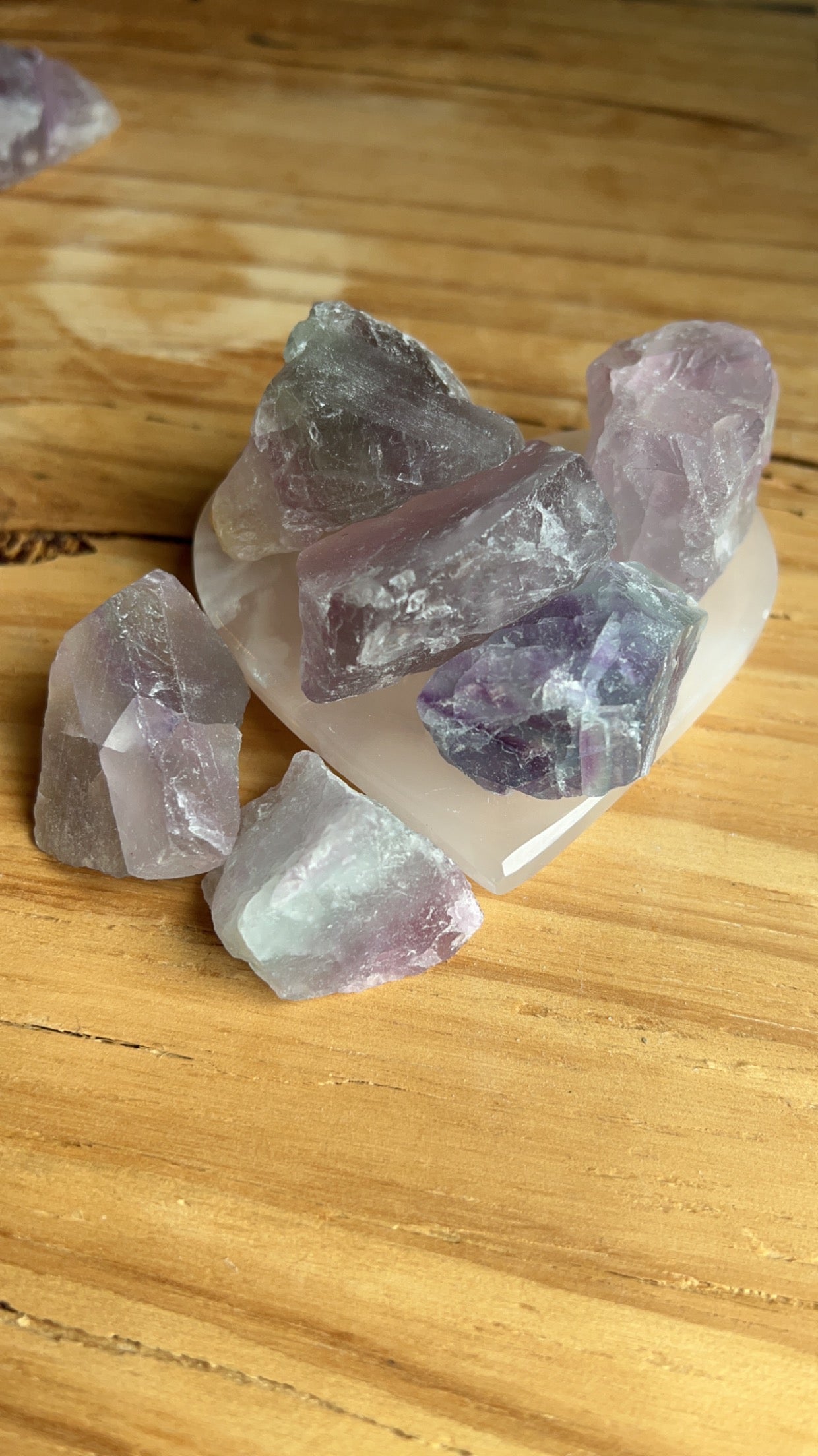 Small Fluorite Meditation Stone (Cluster)