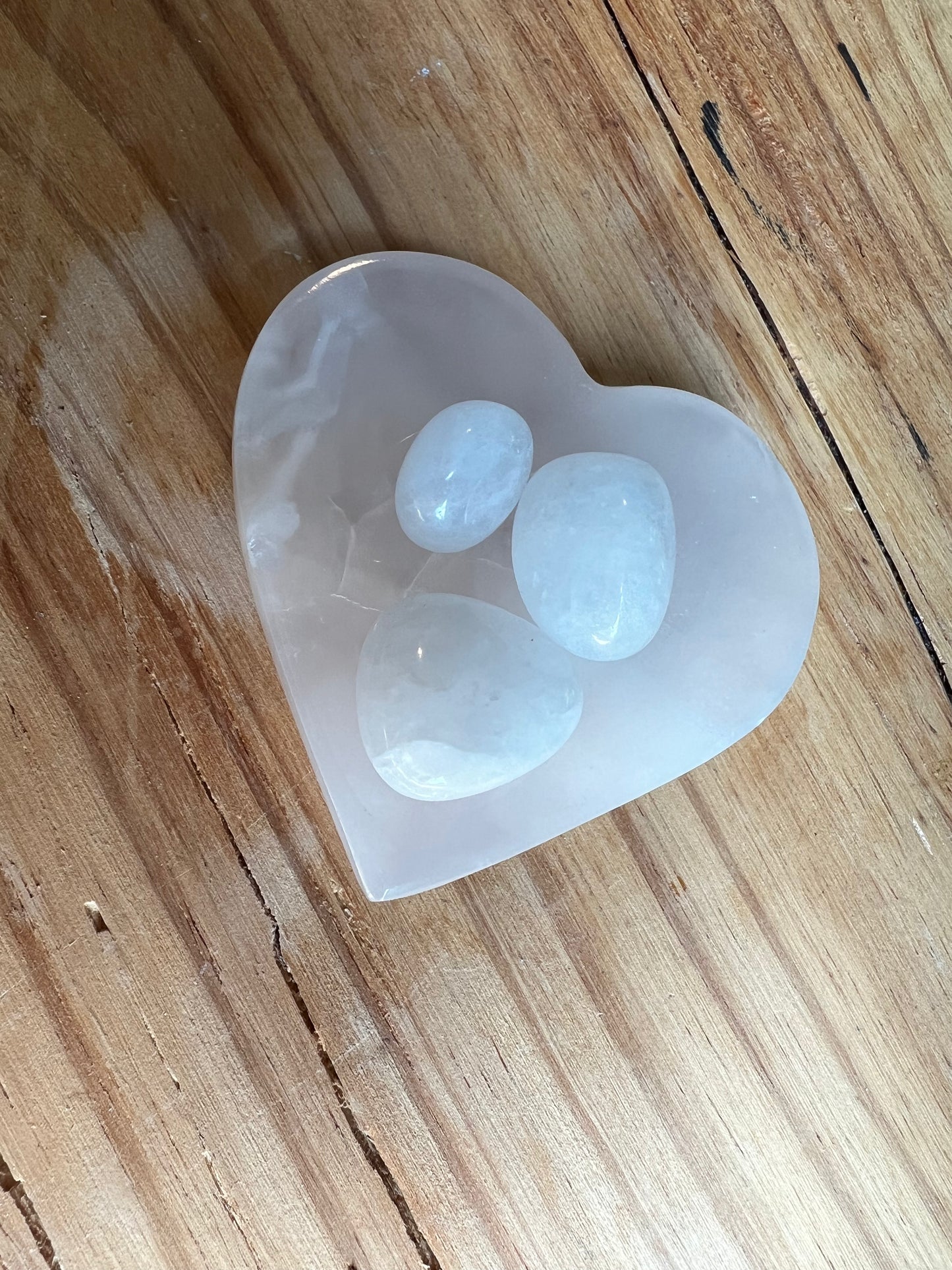 White Agate Meditation Stone