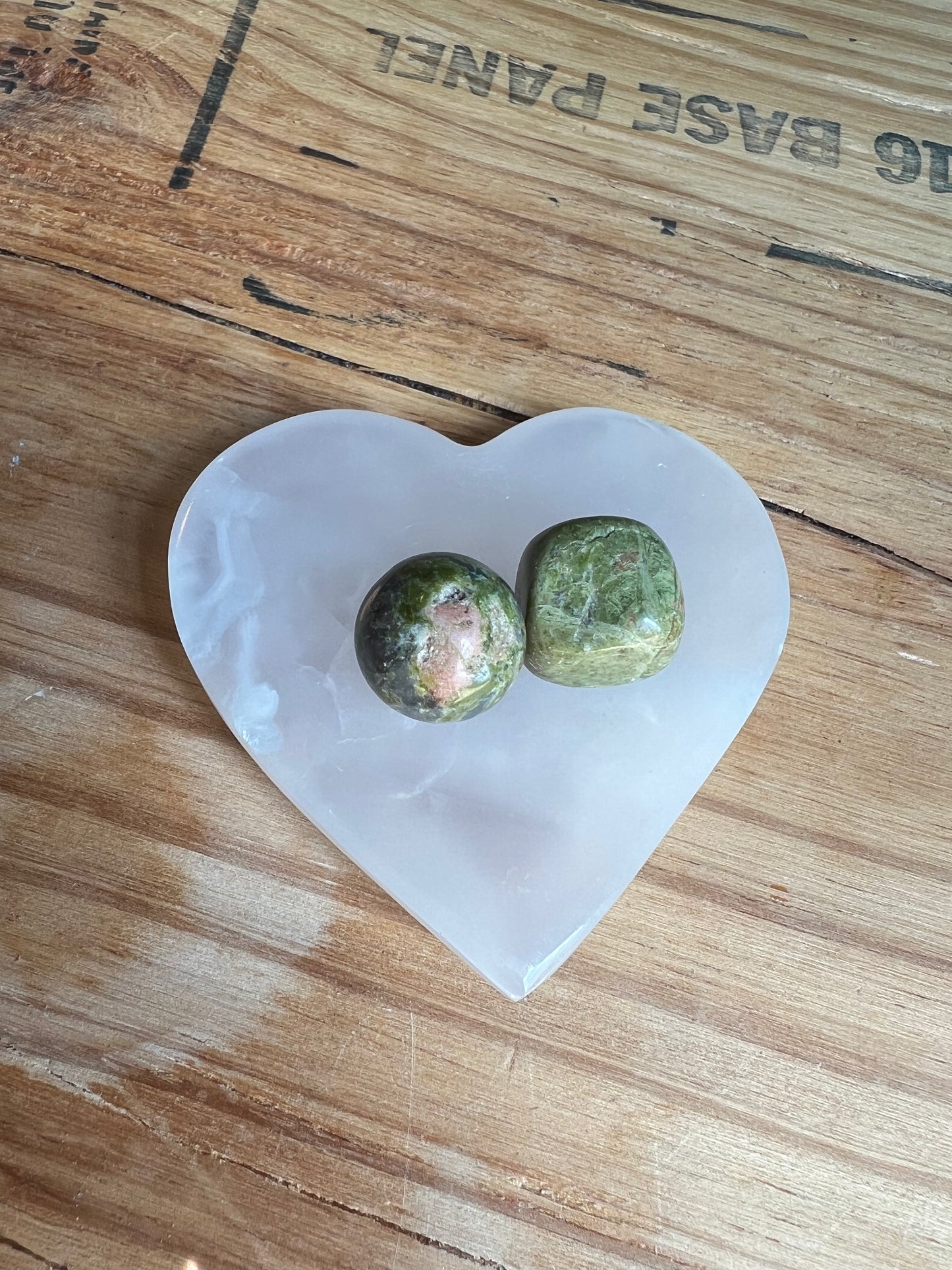 Unakite Meditation Stone