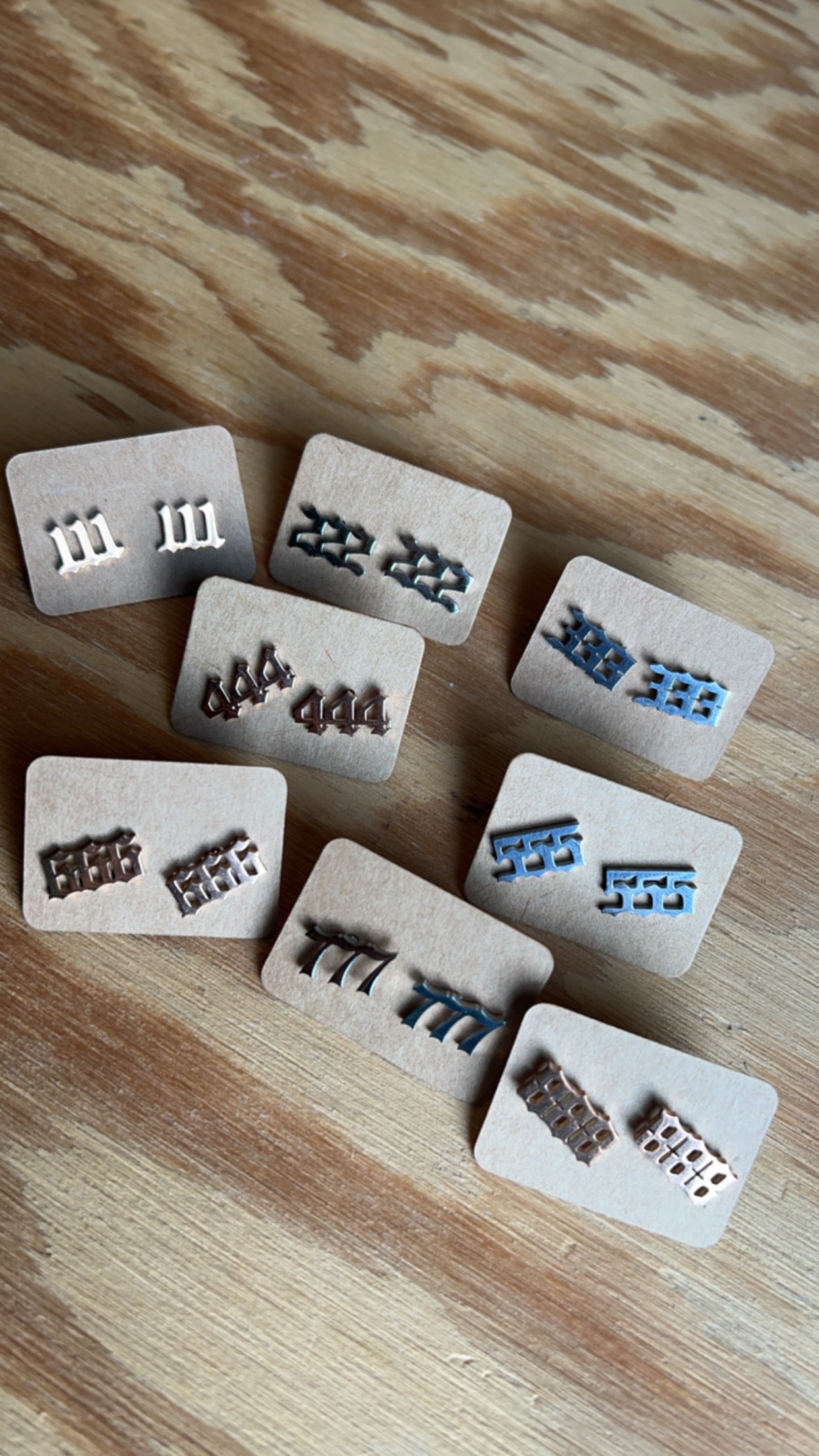 Angel Numbers Earrings