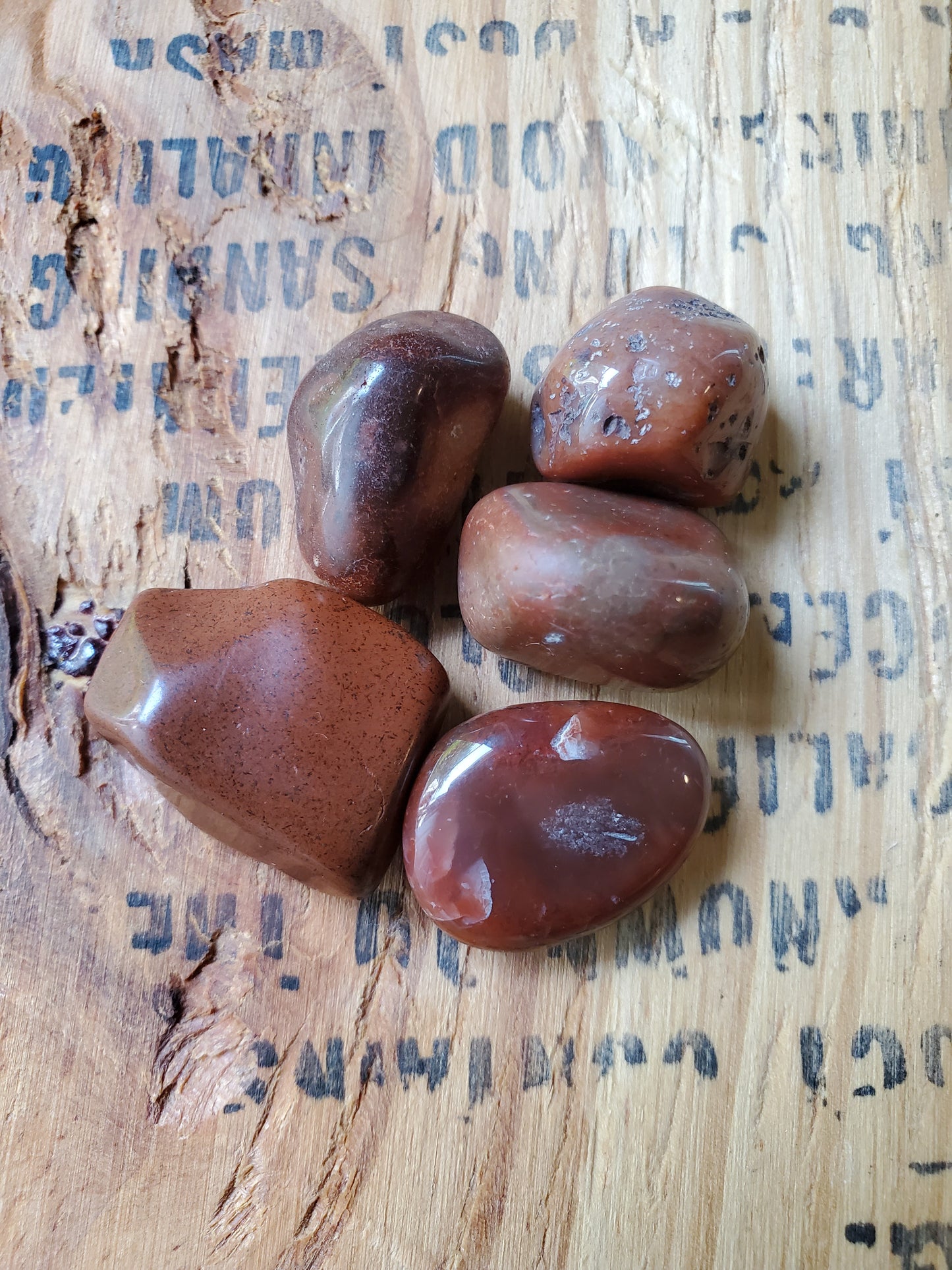 Red Jasper Meditation Stone