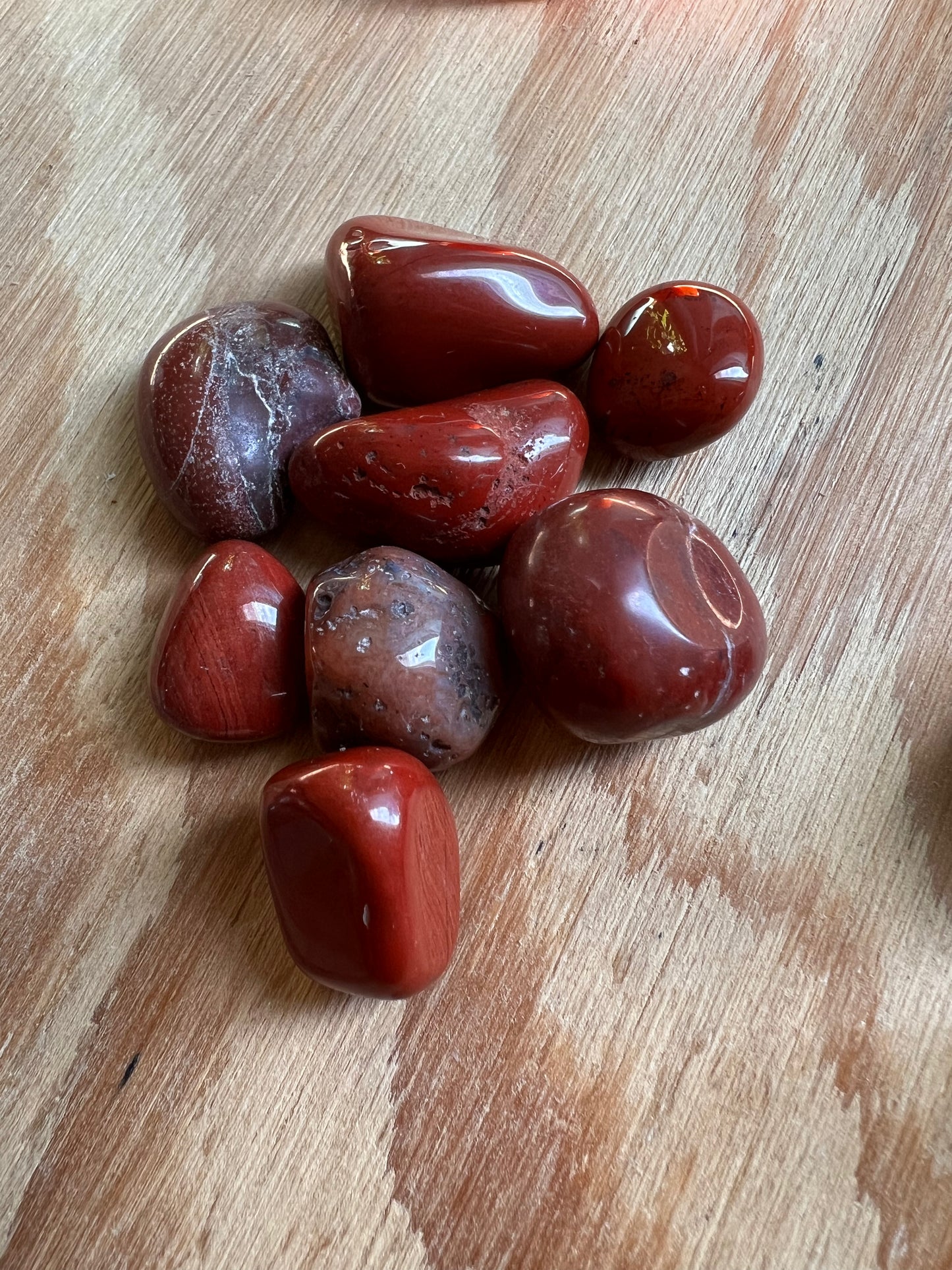 Red Jasper Meditation Stone