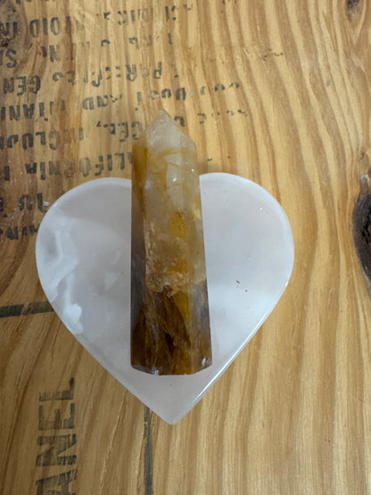 Golden Healer Meditation Stone (Point)