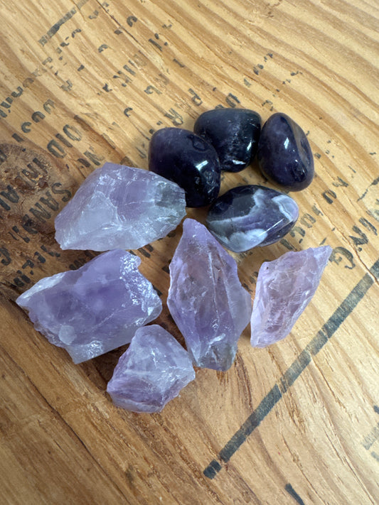 Amethyst Meditation Stone