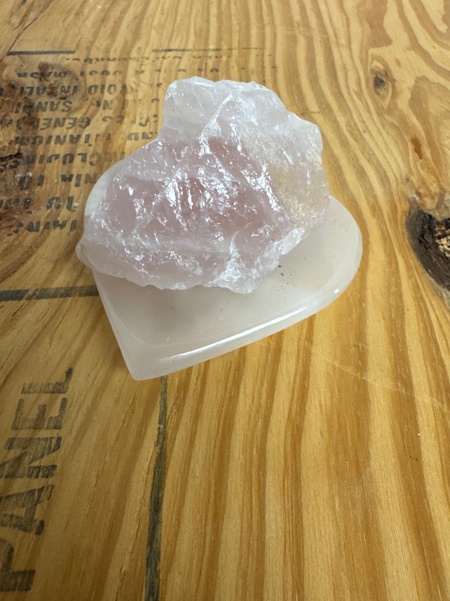 Rose Quartz Meditation Stone