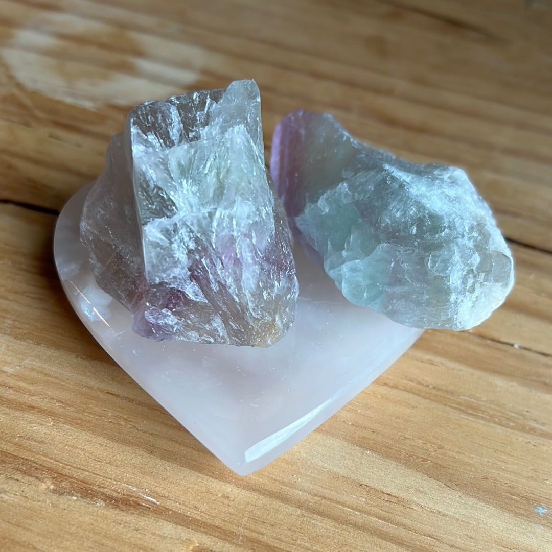 Medium Fluorite Meditation Stone (Cluster)