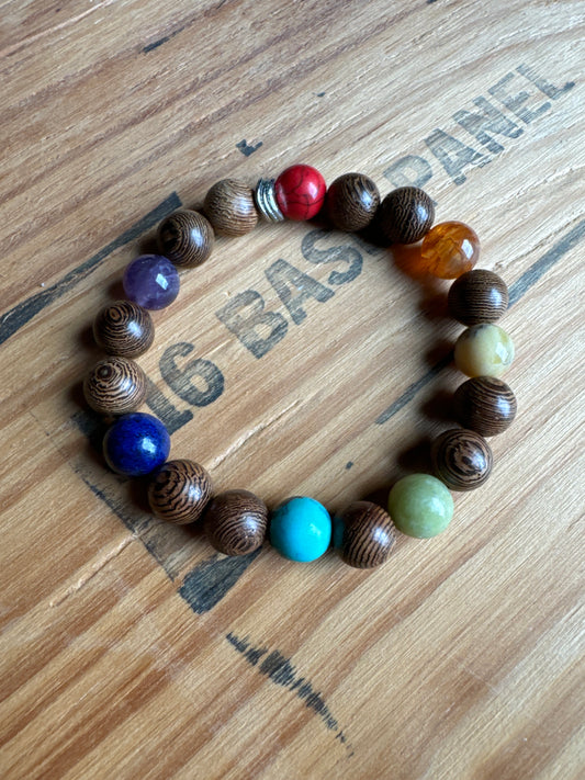 Wooden Chakra Balance Mix