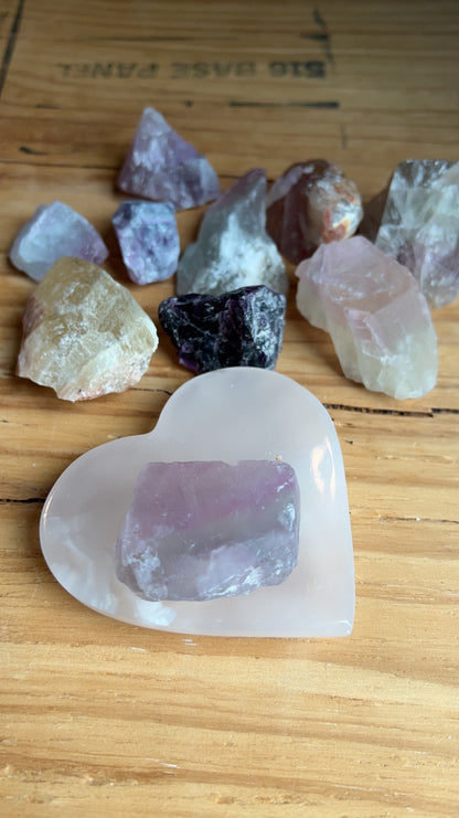 Small Fluorite Meditation Stone (Cluster)