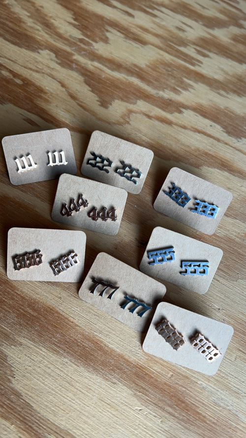 Angel Numbers Earrings