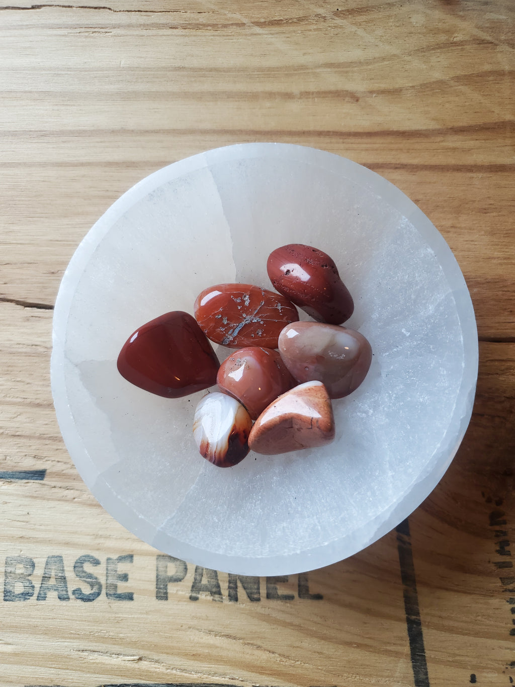 Red Jasper Meditation Stone