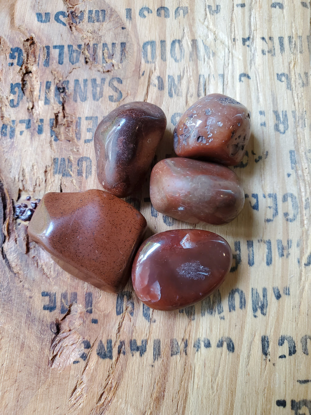 Red Jasper Meditation Stone