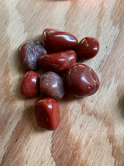 Red Jasper Meditation Stone